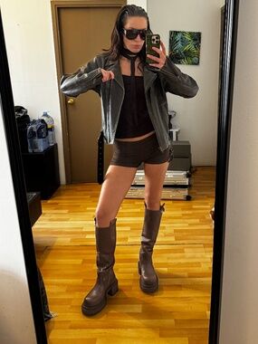 Leather jacket - biker jacket